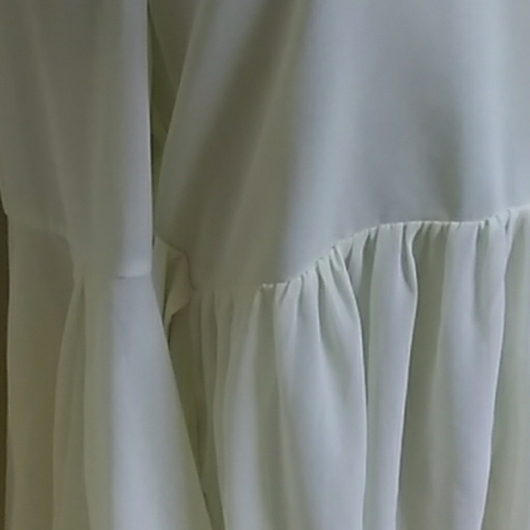 Flared Long Sleeve Flowy Dress - Picture 3 of 3